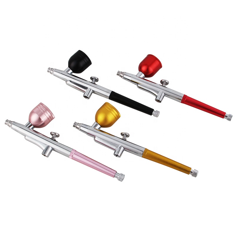 Airbrush Gun with Fluid Cup – Dual Action Spray Pen for Skincare, Makeup & Art Applications