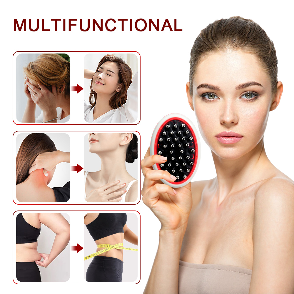 4-in-1 EMS Body and Face Massager – Microcurrent, Red Light, Vibration & Heat Therapy Device