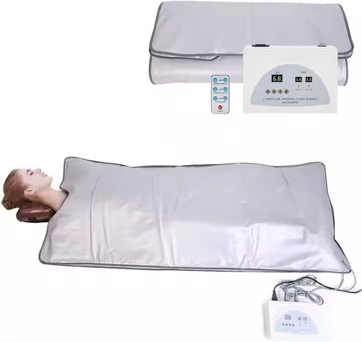 Sauna Blanket Far-Infrared Body Shaping Sauna Blanket Health Wicking and Dehumidification Sweat Steaming Blanket Detox Therapy