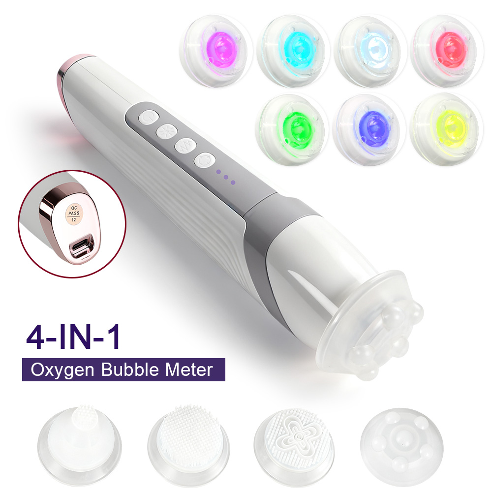 Co2 Oxygen Bubble Pen Exfoliate Handhold CO2 Oxygen Facial Machine Oxygen Pod Capsule Kit