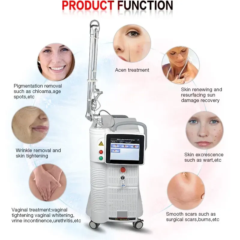 Fotona Co2 Fractional lase Treatment Machine 10600nm lase beaut machine For Resuacing Acne Scars 2025 Newest design 4D