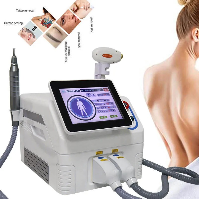 Picosecond Laser Tattoo Removal Machine & 808 Diode Laser Hair Removal - 2-in-1 Beauty Equipment
