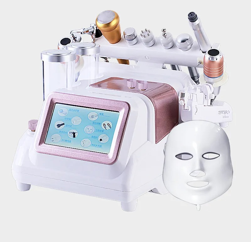 Hydrogen Oxygen Beauty Machine, 12 in 1 Water Oxygen Hydrafacial Machine, Professional Diamond Microdermabrasion Machine for Wrinkle Remover Clean Face