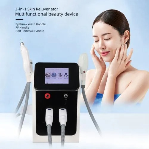 3-in-1 Laser Hair Removal with SHR, E-light, and YAG Laser