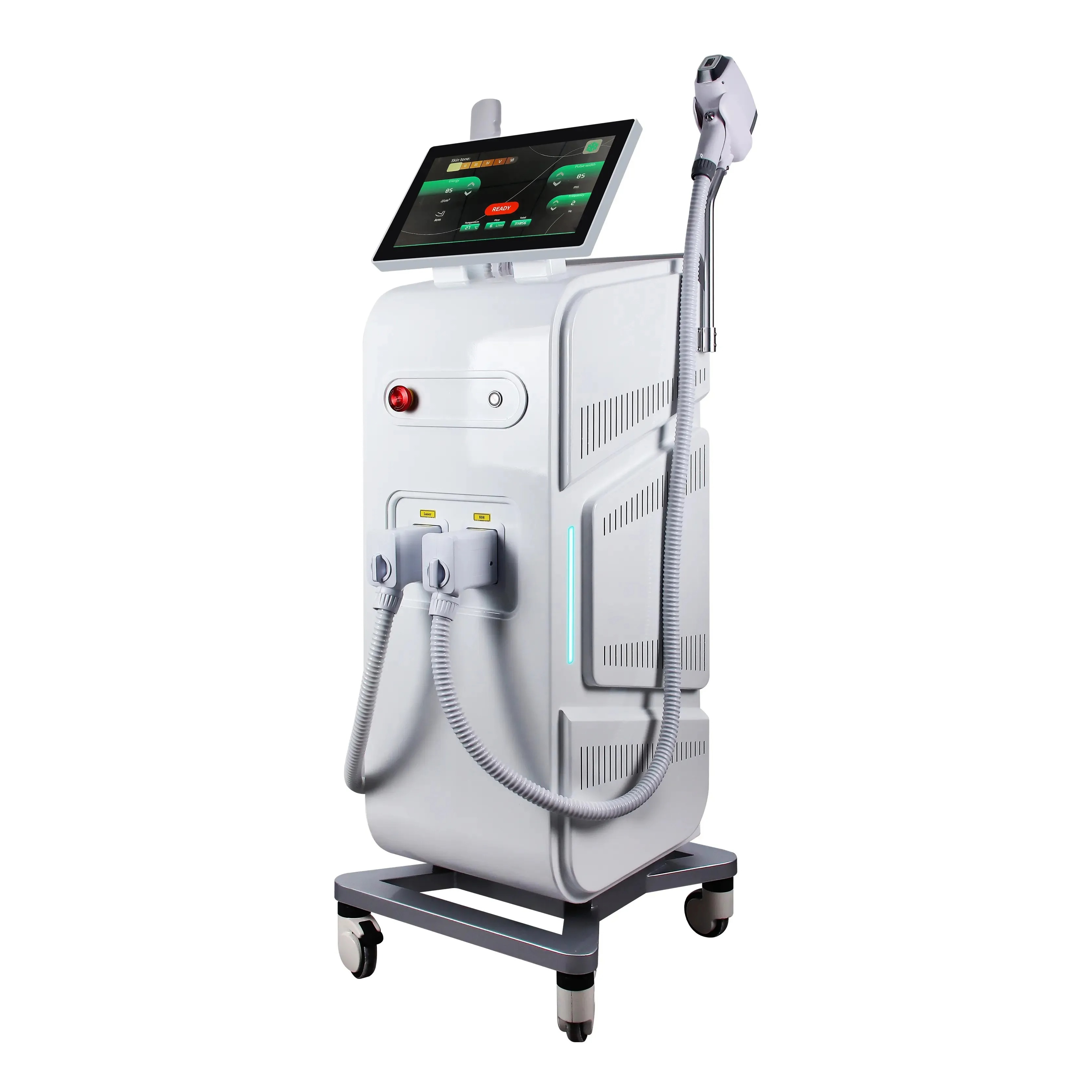 Professional Diode Laser & Nd Yag Laser Machine - Hair Removal & Skin Rejuvenation - Beauty Salon Grade