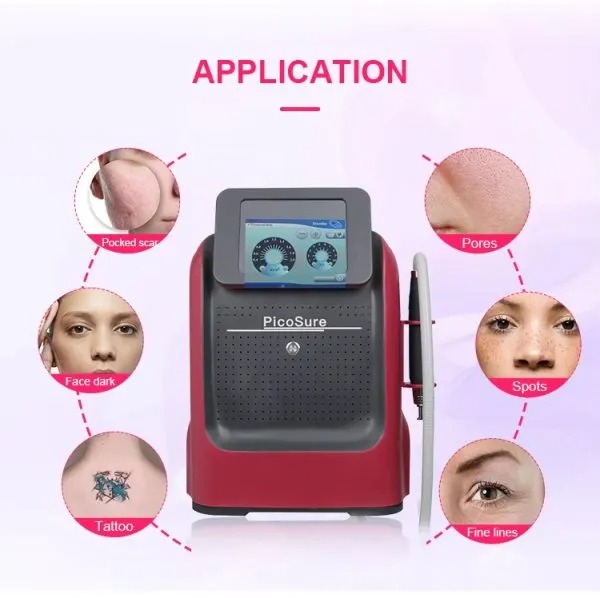 Picosecond Tattoo Removal Machine with Nd:YAG Laser