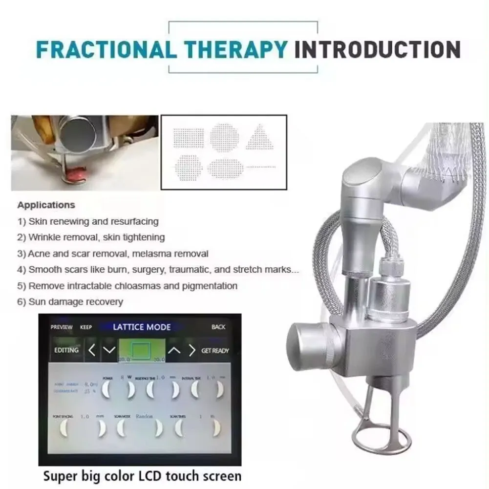 Portable Co2 fractional laser machine co2 laser cutting for vaginal tightening skin resurfacing smooth scar removal