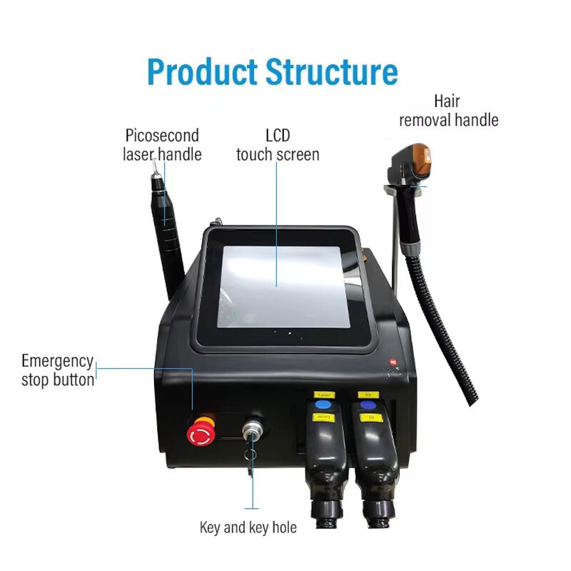 808 Diode Laser Hair Removal Machine for Fast and Painless Hair Removal 200W