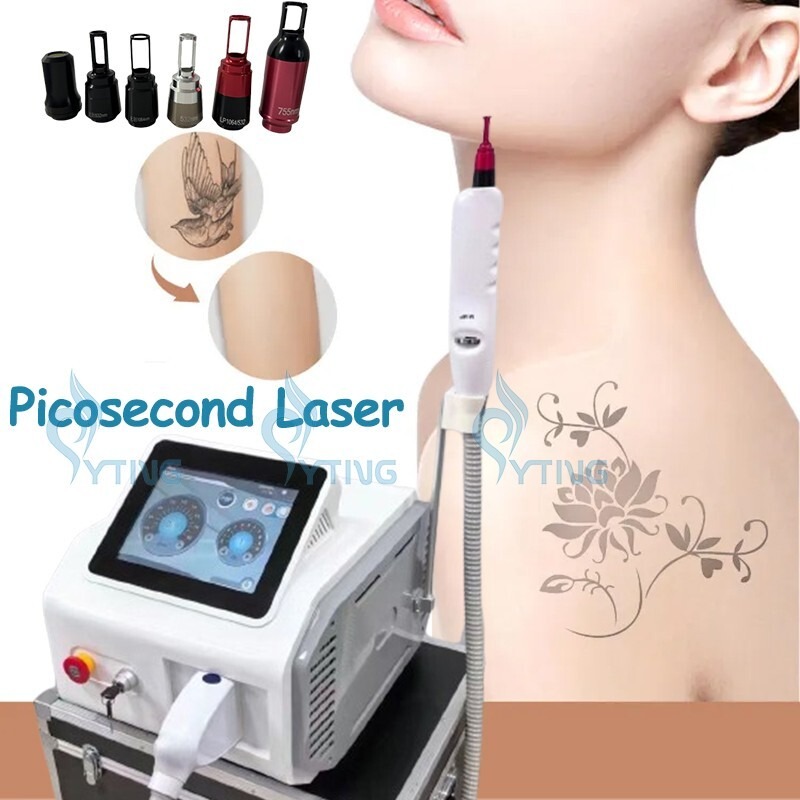 Picosecond Picolaser Tattoo Pigment Removal Skin Whitening Rejuvenation Machine