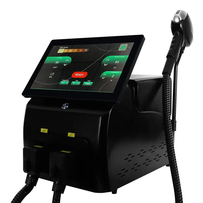 Portable Pro 808nm Diode Ice Titanium Laser Body Hair Removal Tattoo Machine