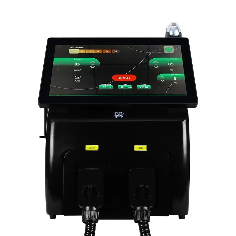 Portable Pro 808nm Diode Ice Titanium Laser Body Hair Removal Tattoo Machine