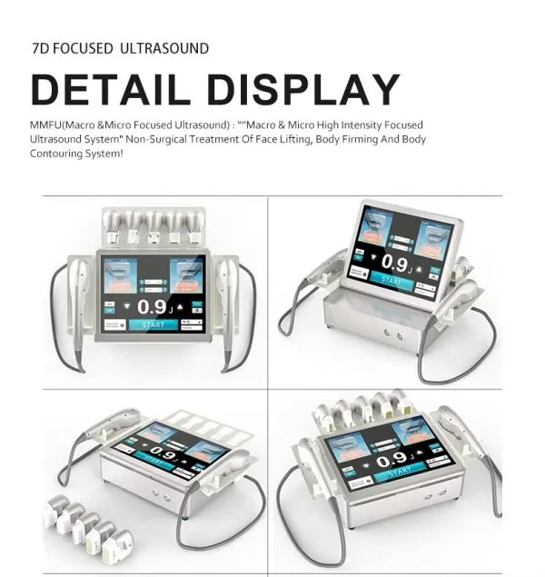 2 in 1 7D Beauty Machine Facial Skin Anti Wrinkle Double Chin Remove Beauty Spa