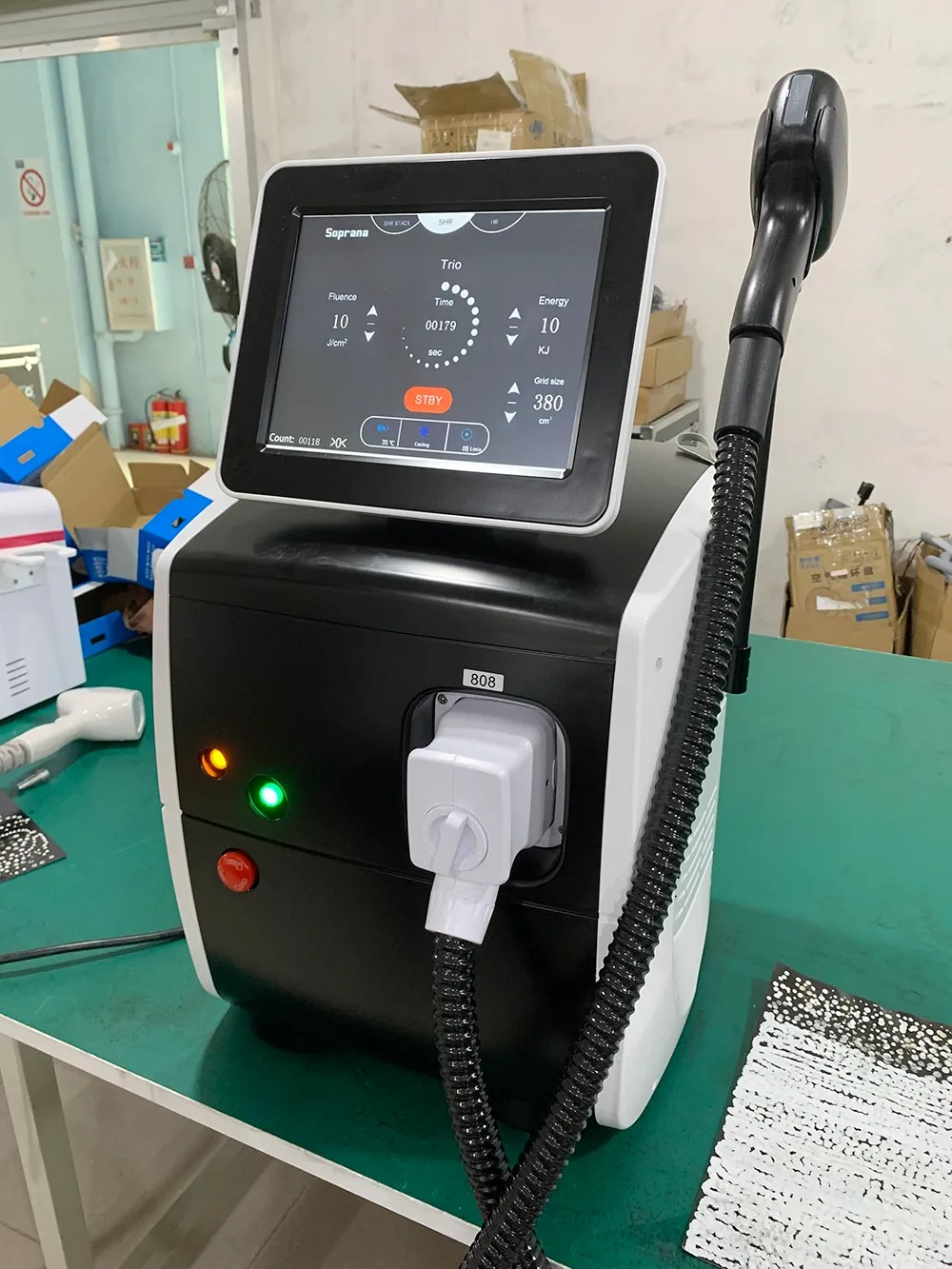 3 Wavelengths 808nm Diode Laser Epilator - Painless Hair Remover & Skin Rejuvenation Machine