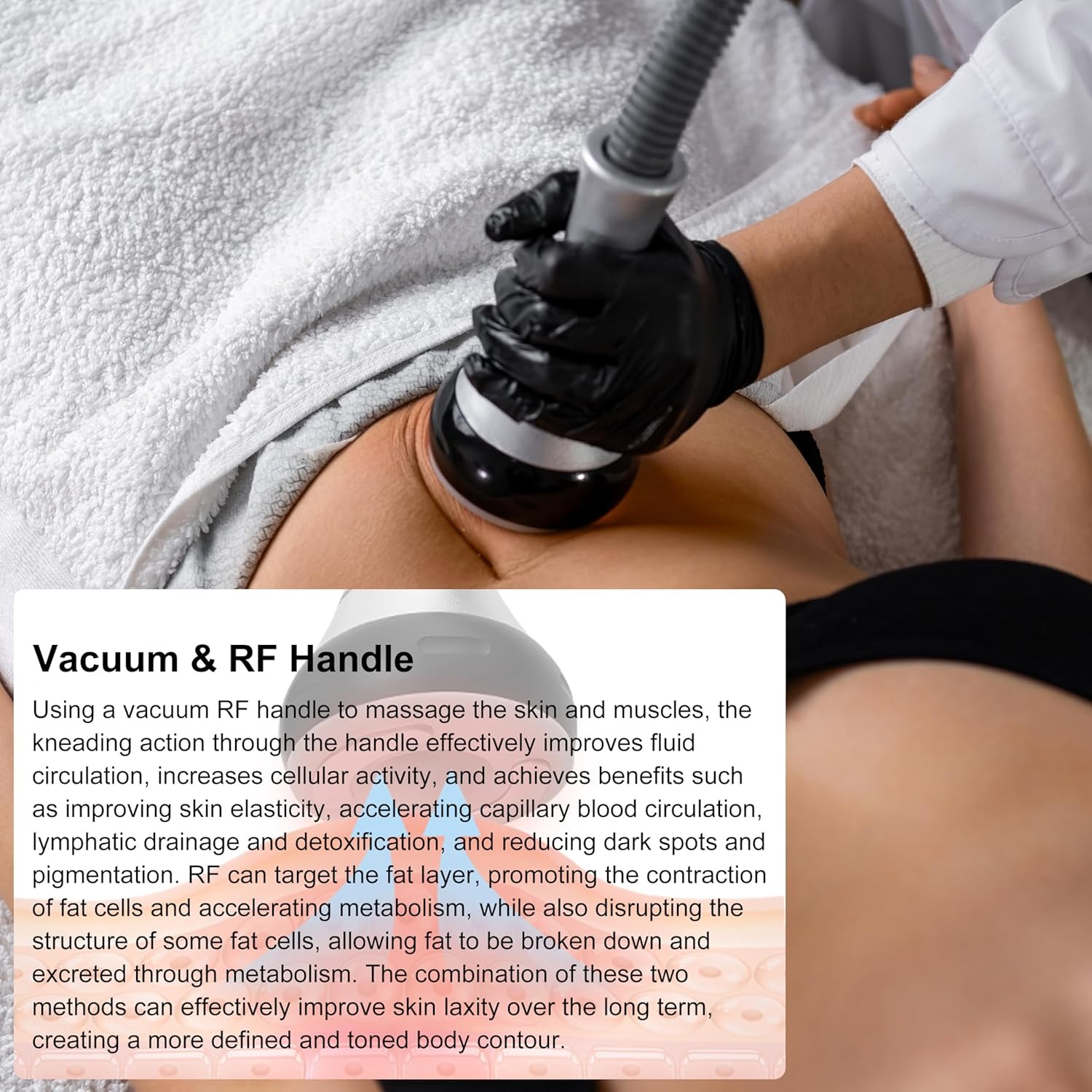 9-in-1 Cavitation Slimming Machine 40K RF Vacuum Body Contouring & Skin Tightening Beauty Device for Face and Body 2 Generation