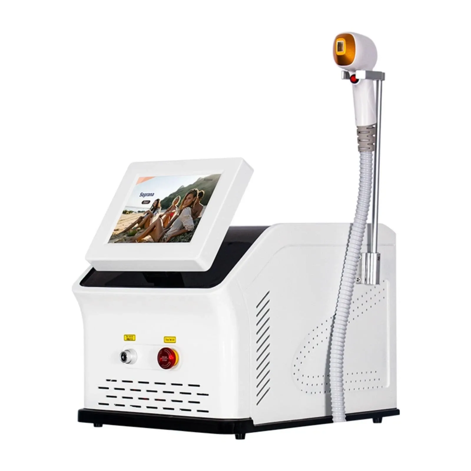 Portable 808 Diode Laser Freezing Point Painless Efficient Hair Removal Machine