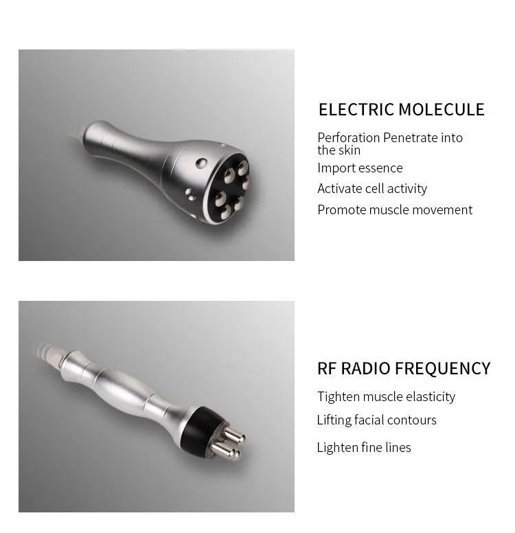 RF+Ultrasound Collagen Anti-aging Beauty Device - Face Lift, Skin Rejuvenation, Deep Cleaning