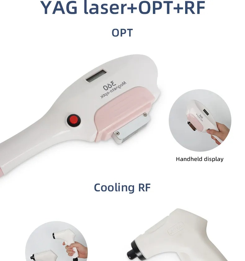 3-in-1 Beauty Device SHR Laser Hair Removal & Pico Tattoo Removal