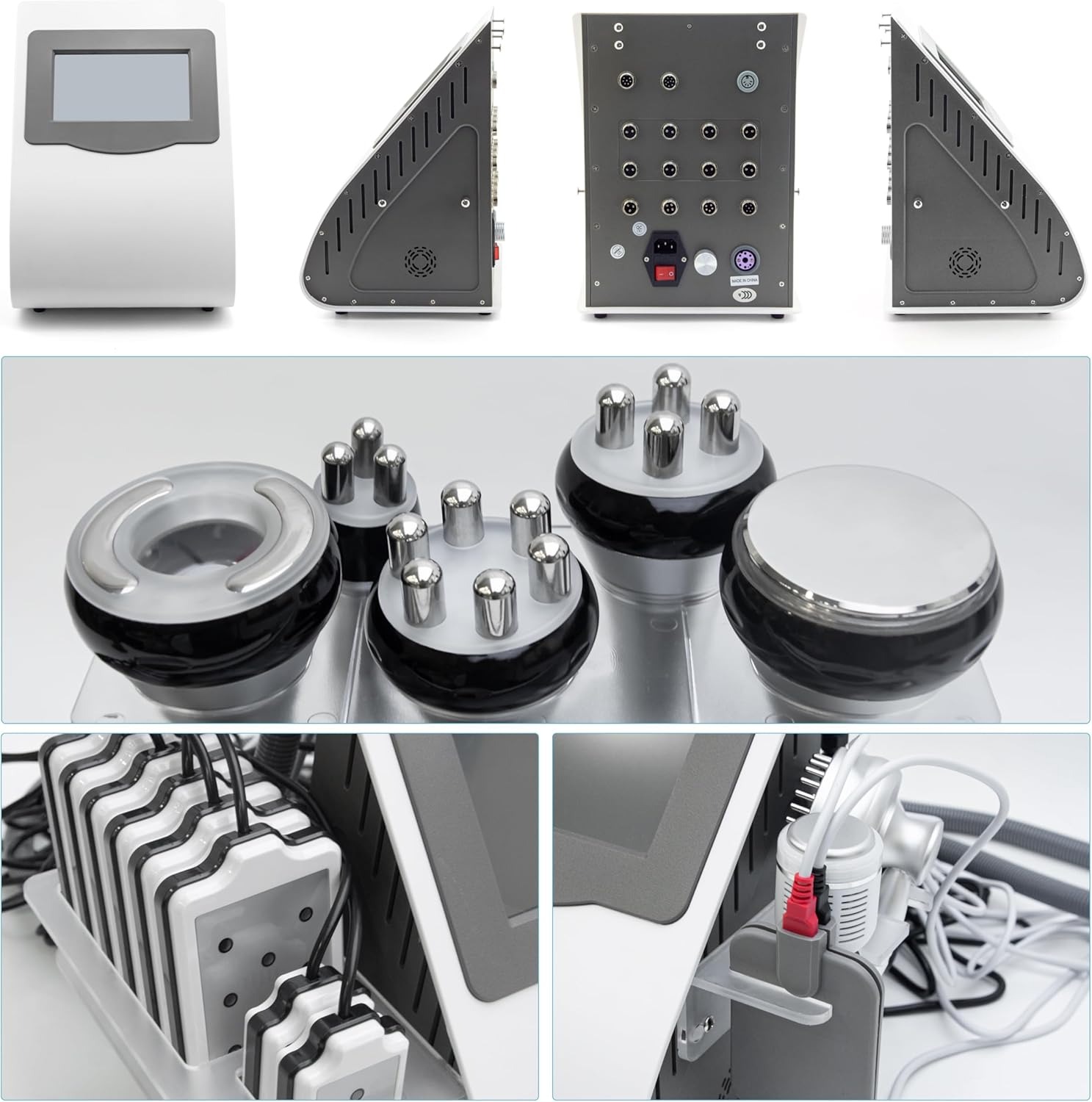Professional 9 in 1 Cavitation Body Slimming Machine | RF Vacuum Skin Tightening