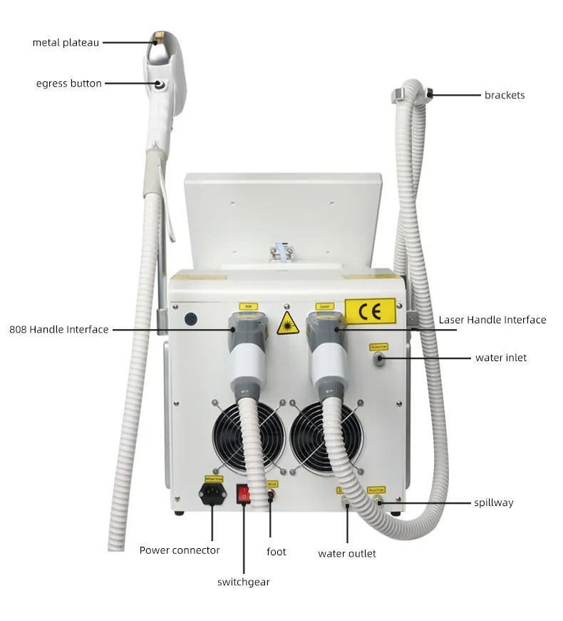 Tattoo Remove Machine 755nm 808nm 1064nm Epilation DiodeLaser Hair Removal Pico