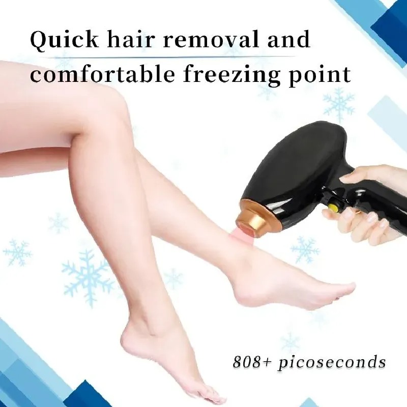 Professional Laser Hair Removal Machine - Advanced Picosecond and 808nm Diode System for Tattoo and Hair Removal