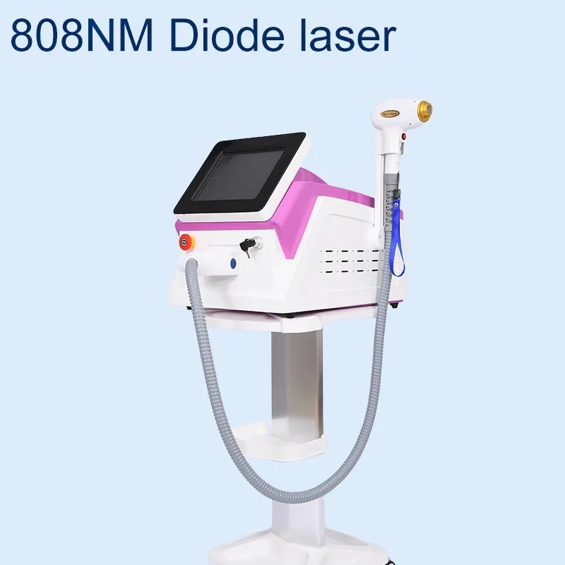 Painless Laser Hair Removal Device - 808nm Diode Laser, Freezing Point Technology, Non-Invasive Hair Removal for Smooth Skin