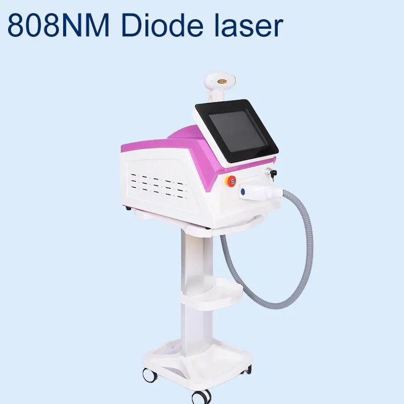 Painless Laser Hair Removal Device - 808nm Diode Laser, Freezing Point Technology, Non-Invasive Hair Removal for Smooth Skin