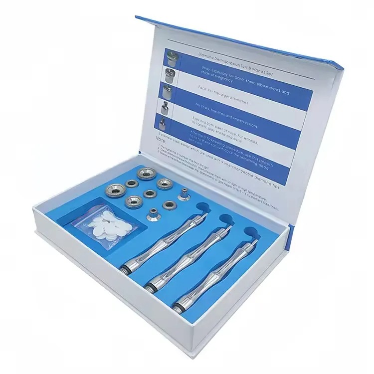 Professional Diamond Microdermabrasion Wands & Tips Kit