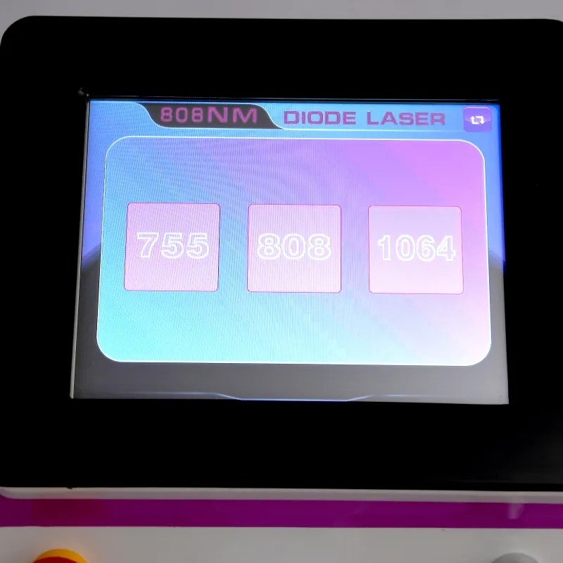 Painless Laser Hair Removal Device - 808nm Diode Laser, Freezing Point Technology, Non-Invasive Hair Removal for Smooth Skin