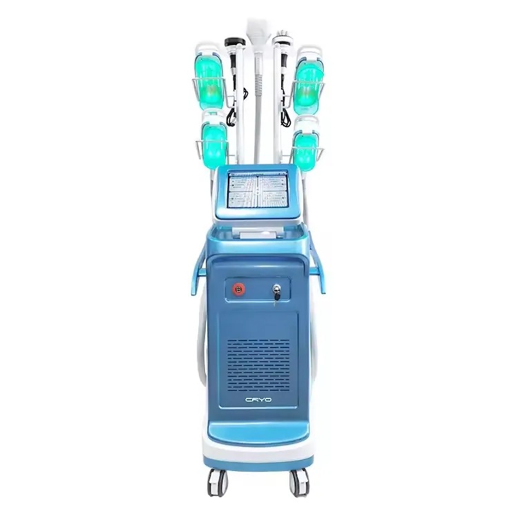 360° Cryolipolysis Slimming Machine with Vacuum & RF 4 handle Cryo cavittaion RF&Lipolaser-2