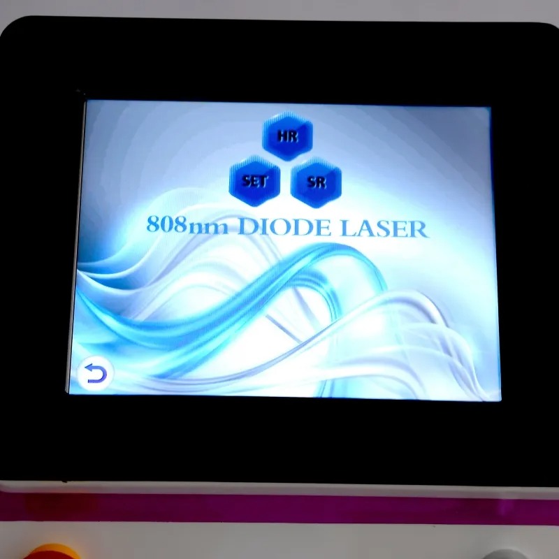 Painless Laser Hair Removal Device - 808nm Diode Laser, Freezing Point Technology, Non-Invasive Hair Removal for Smooth Skin