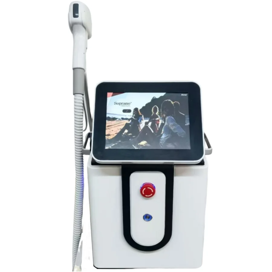 Advanced Hair Removal System: Diode Laser Technology for Effective and Gentle Skin Treatment - 755 808 1064 nm Wavelength Precision