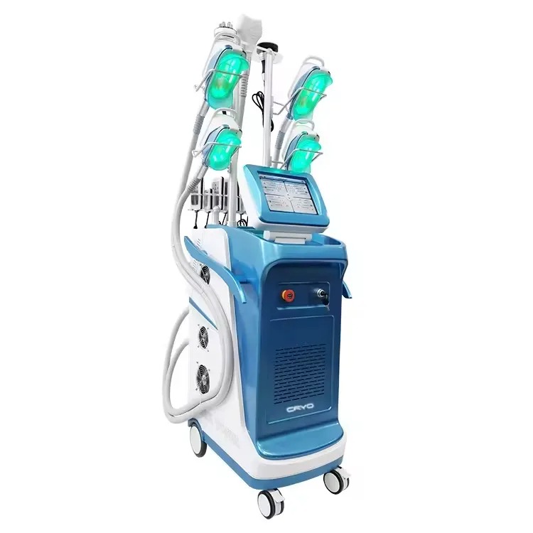 360° Cryolipolysis Slimming Machine with Vacuum & RF 4 handle Cryo cavittaion RF&Lipolaser-2