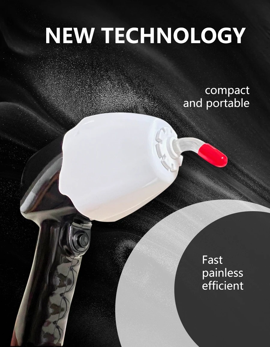Advanced Hair Removal System: Diode Laser Technology for Effective and Gentle Skin Treatment - 755 808 1064 nm Wavelength Precision