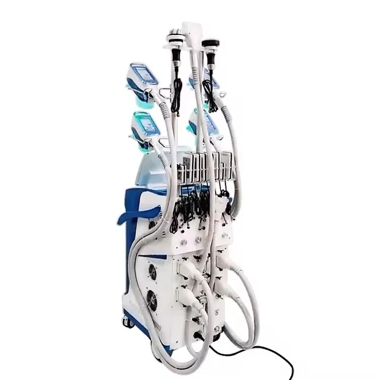 360° Cryolipolysis Slimming Machine with Vacuum & RF 4 handle Cryo cavittaion RF&Lipolaser-2