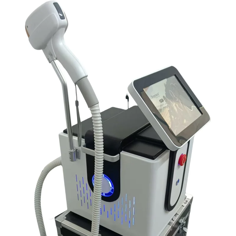 Advanced Hair Removal System: Diode Laser Technology for Effective and Gentle Skin Treatment - 755 808 1064 nm Wavelength Precision