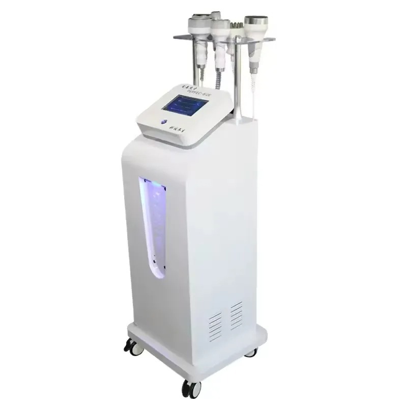 6 in 1 Ultrasonic 5D RF Cavitation Machine 80K Radio Frequency Body Slimming Lipo Shaping Machine