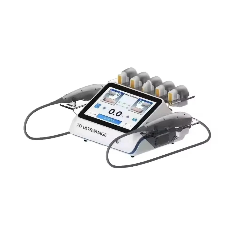 2 in 1 7D Beauty Machine Facial Skin Anti Wrinkle Double Chin Remove Beauty Spa