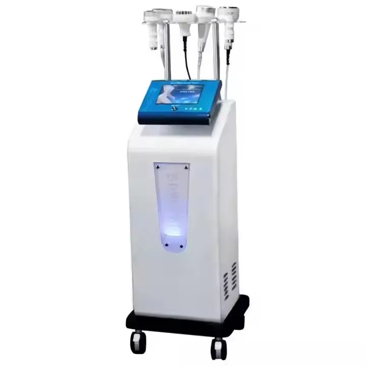 6 in 1 Ultrasonic 5D RF Cavitation Machine 80K Radio Frequency Body Slimming Lipo Shaping Machine