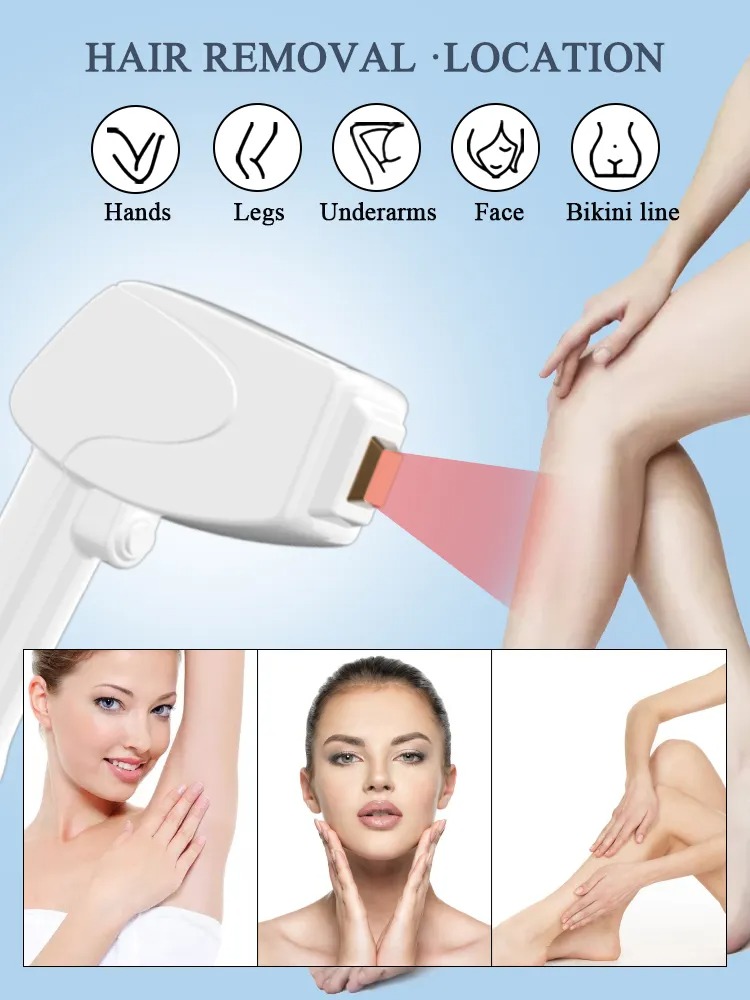 2024 IPL E-light Hair Removal Salon Equipment - Permanent Skin Rejuvenation