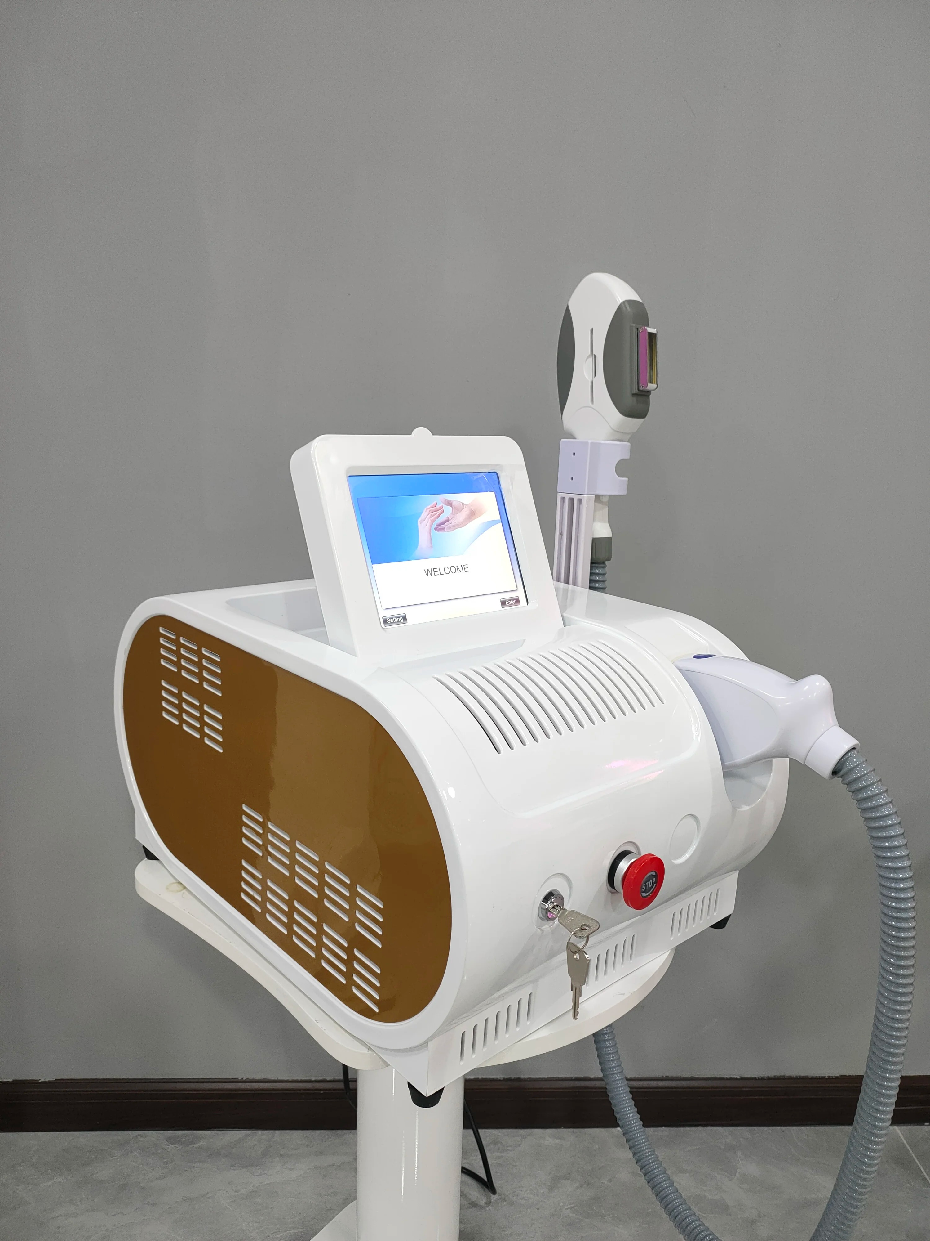 Portable OPT IPL Hair Removal Machine WIth 3Filter 640nm 532nm 480nm Skin Rejuvenation Acne Treatment For Salon Permanent Device