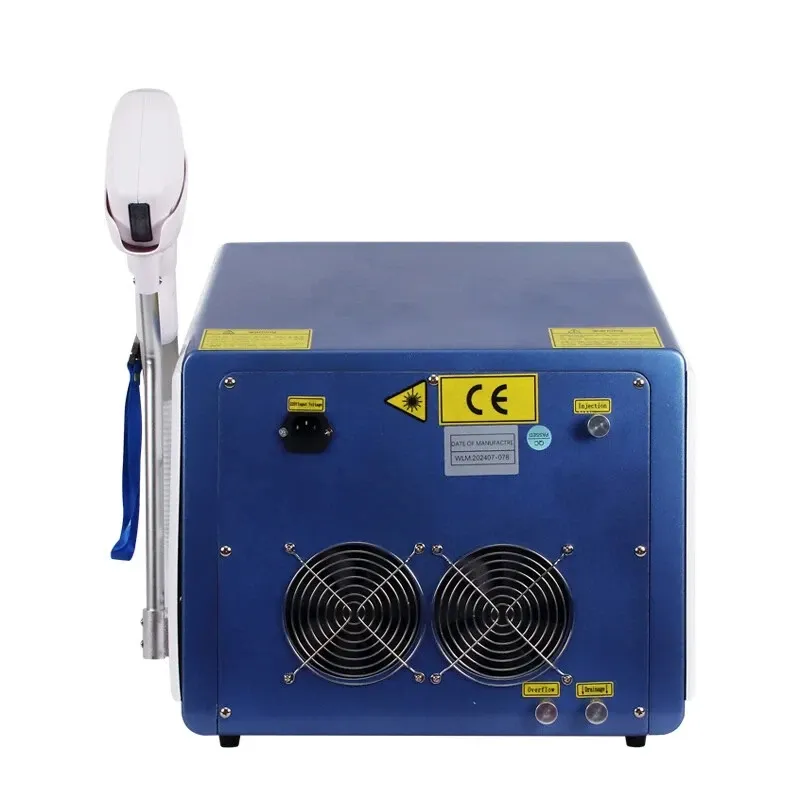 Professional 6bar diode portable permanent laser hair removal machine painless salon use machine 808nm+755nm+1064nm 6bar high power 2025 latest model