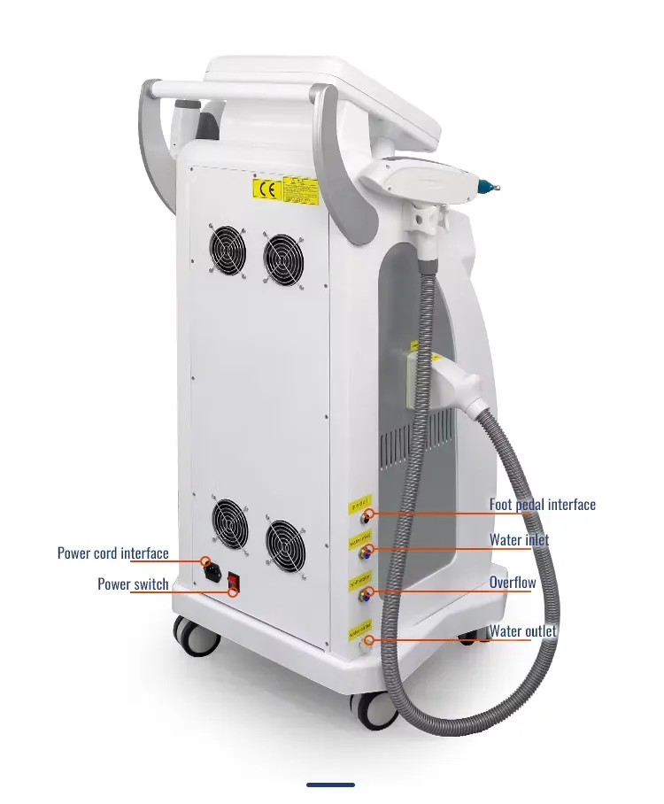 Tattoo Removal Machine 3 IN1 OPT SHR IPL Skin Therapy Hair Removal ND YAG Laser