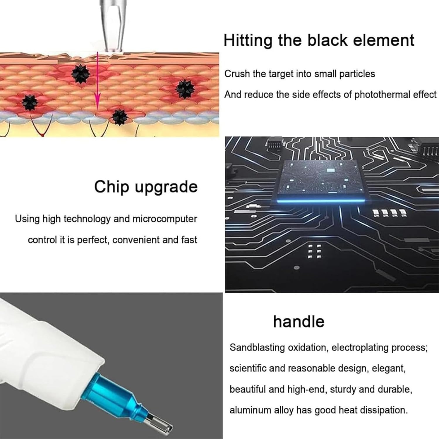 Laser Tattoo Removal Machine, Laser Remover for Tattoo Removal, Tattooed Skin Spots, Freckles, Laser Removal Device for Beauty Salons, Hospitals