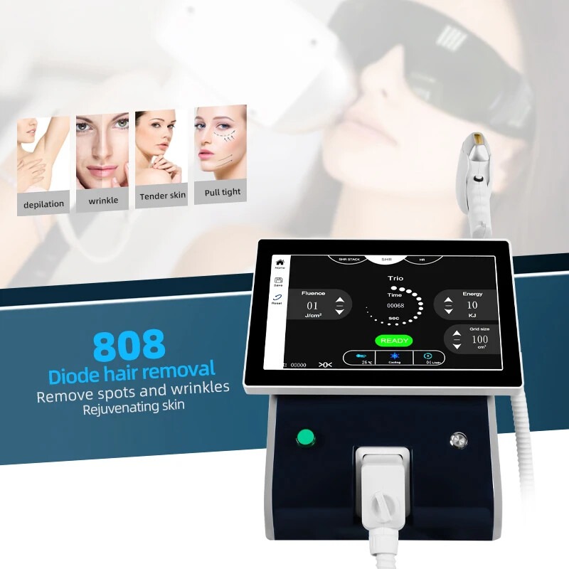 Ice Titanium 755 808 1064nm Permanent Painless Diode Laser hair removal Machine