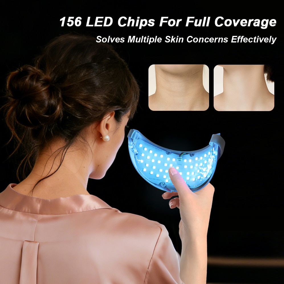 At-Home LED Neck Anti-Aging Mask – Red Light Therapy for Smoother, Youthful Skin
