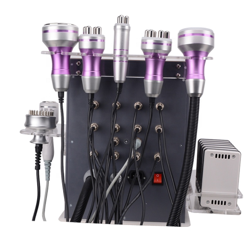 9 Handle in 1 Body Slimming Rf Beauty Machine Body Shaping Face Tite Skin Tightening Equipment
