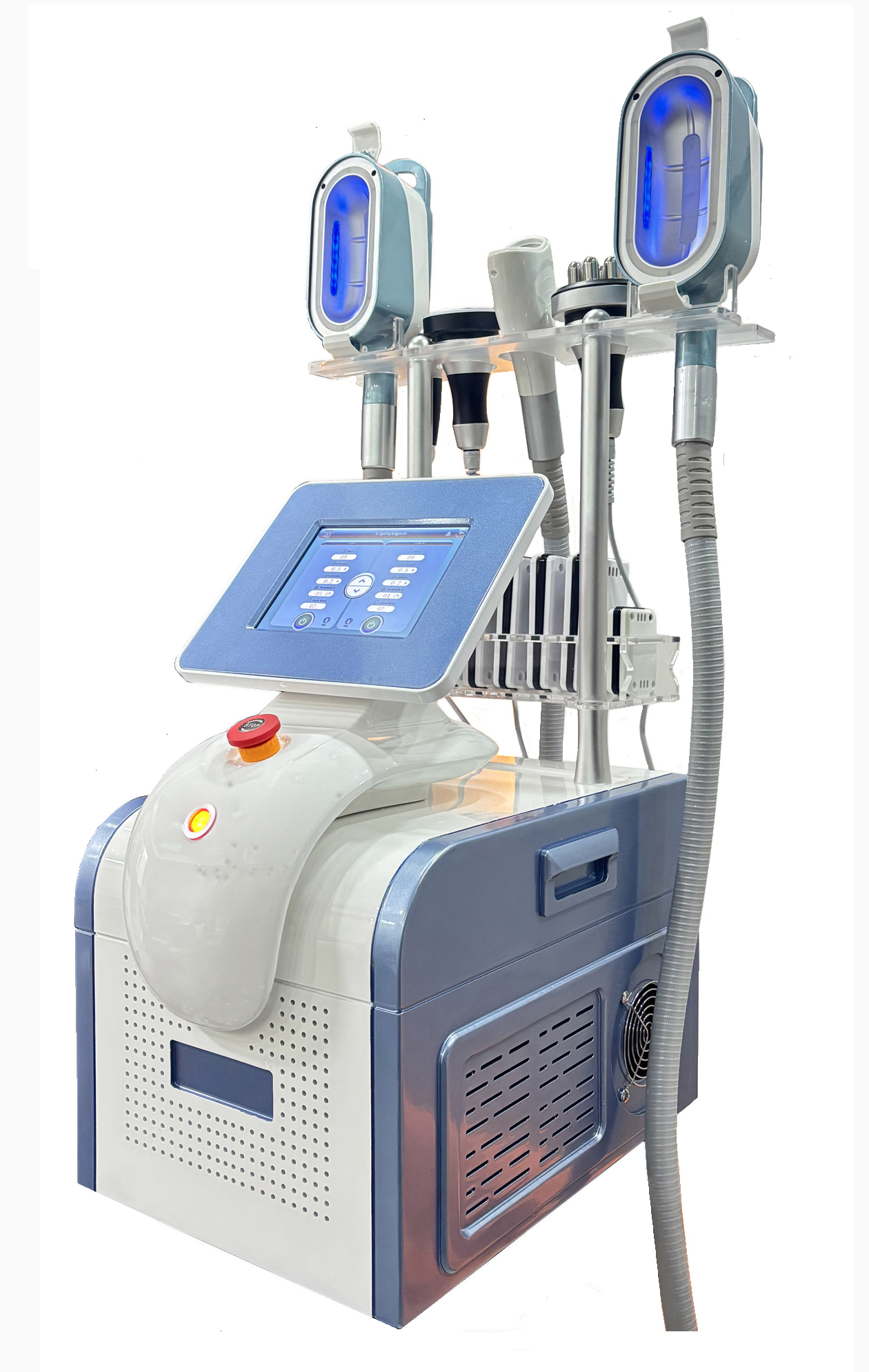 Cryo Freeze Machine Vacuum Cavitation Rf Therapy Body Slimming Fat Freezing Cryotherapy Slimming Machine With 5 Cryo Handle