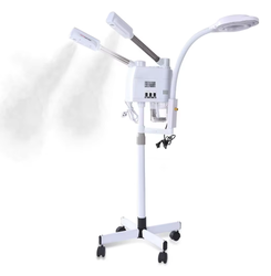 Multifunctional Facial Steamer with Magnifying Lamp & Ozone – Professional Spa Beauty Machine