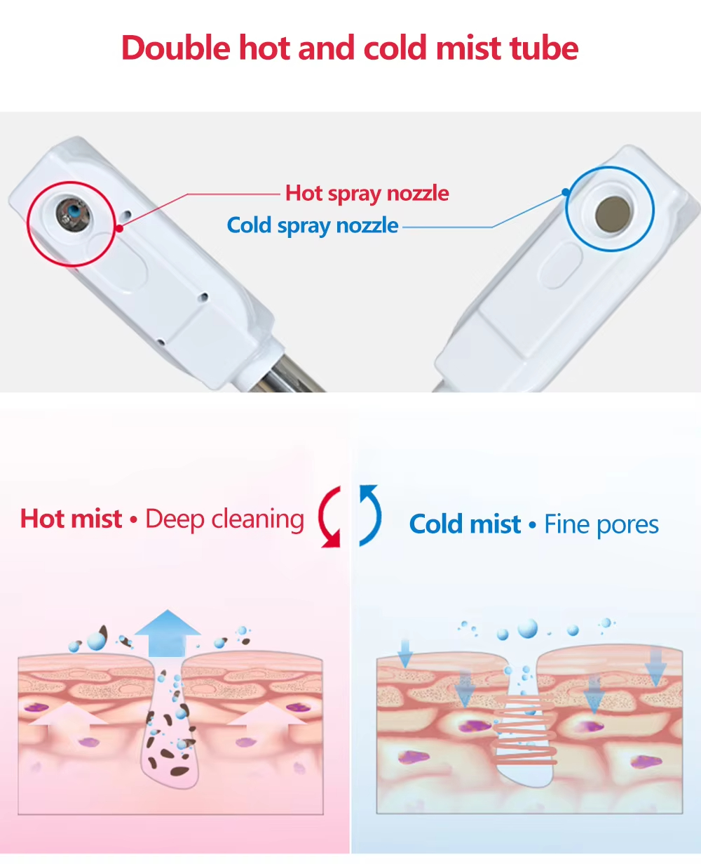 Multifunctional Facial Steamer with Magnifying Lamp & Ozone – Professional Spa Beauty Machine