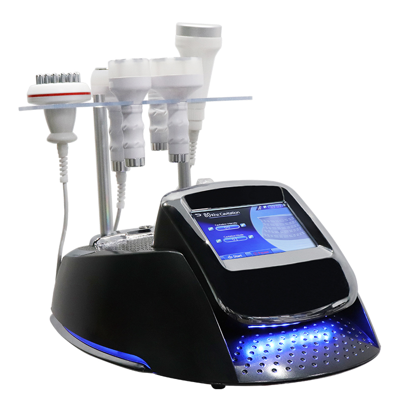 6 En 1 Rf 80 k Fat Cavitation Rf Ultrasound Slimming Device Portable Beauty Ultrasonic Lipocavitation 80k